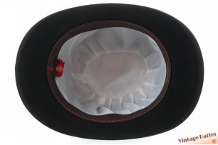 Melusine hoge hoed tophat Christys' London zwart haarvilt 58-59 [nieuw]
